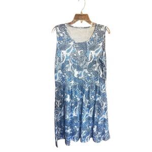 No Brand Knit Printed Tank Dress Sz XL NWOT